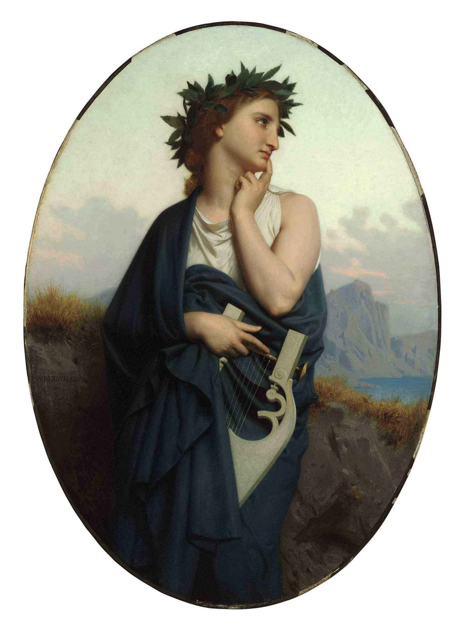 A Musa (Philomèle) de William Adolphe Bouguereau