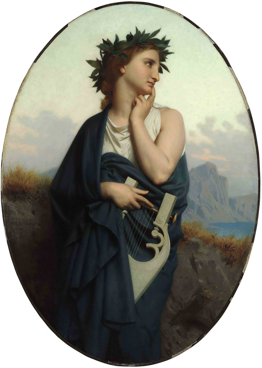 A Musa Philomèle, 1861. de William Adolphe Bouguereau