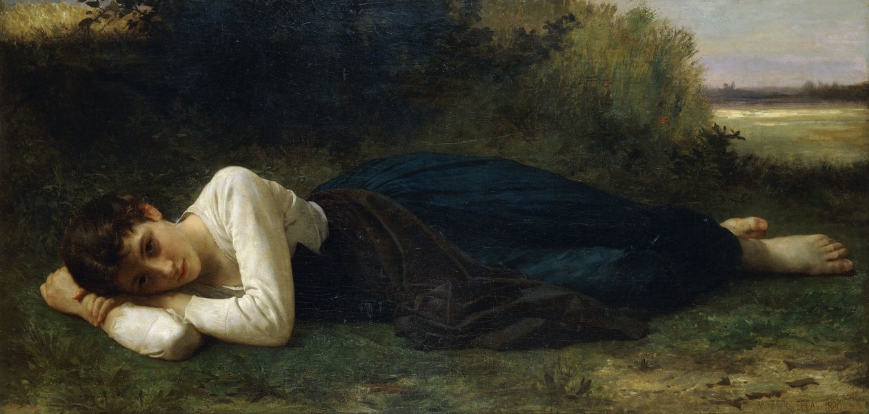 O resto, 1880 de William Adolphe Bouguereau