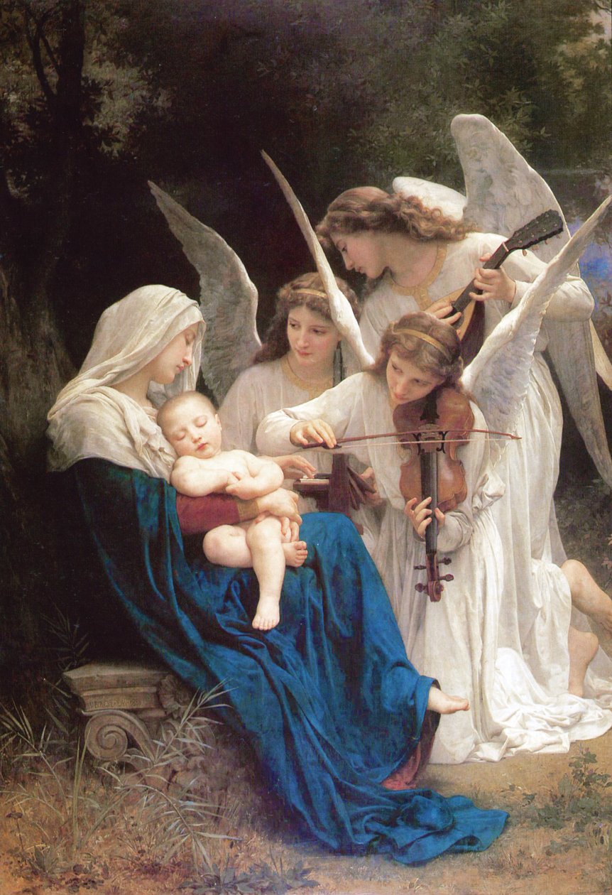 A Virgem dos anjos de William Adolphe Bouguereau