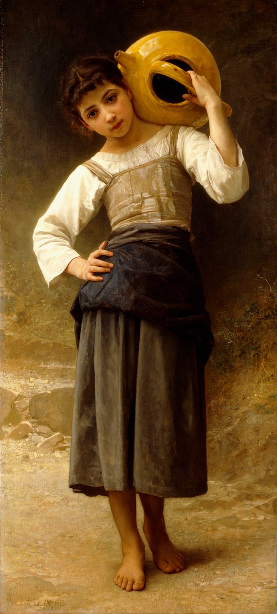 A Garota da Água, de William Adolphe Bouguereau
