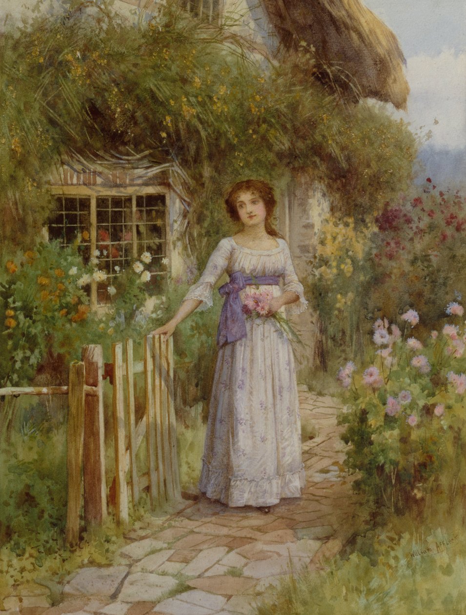 Memórias doces (lápis e aguarela) de William Affleck
