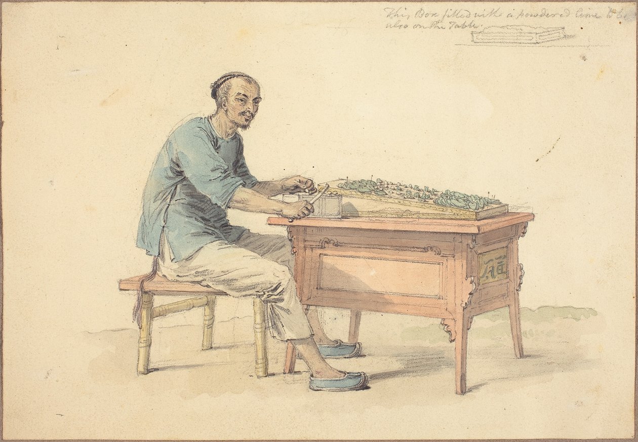 Um camponês chinês vendendo betel de William Alexander