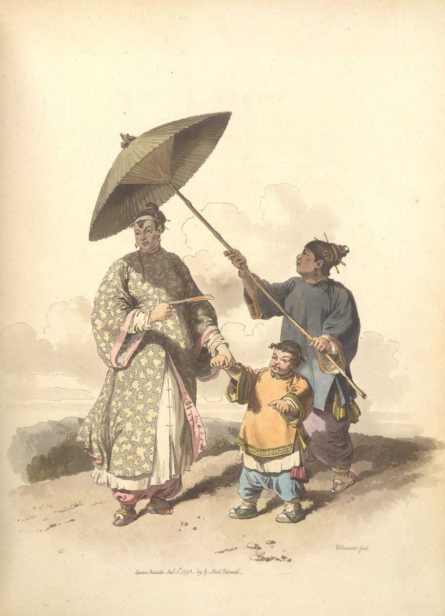 Uma senhora chinesa e o seu filho de William Alexander