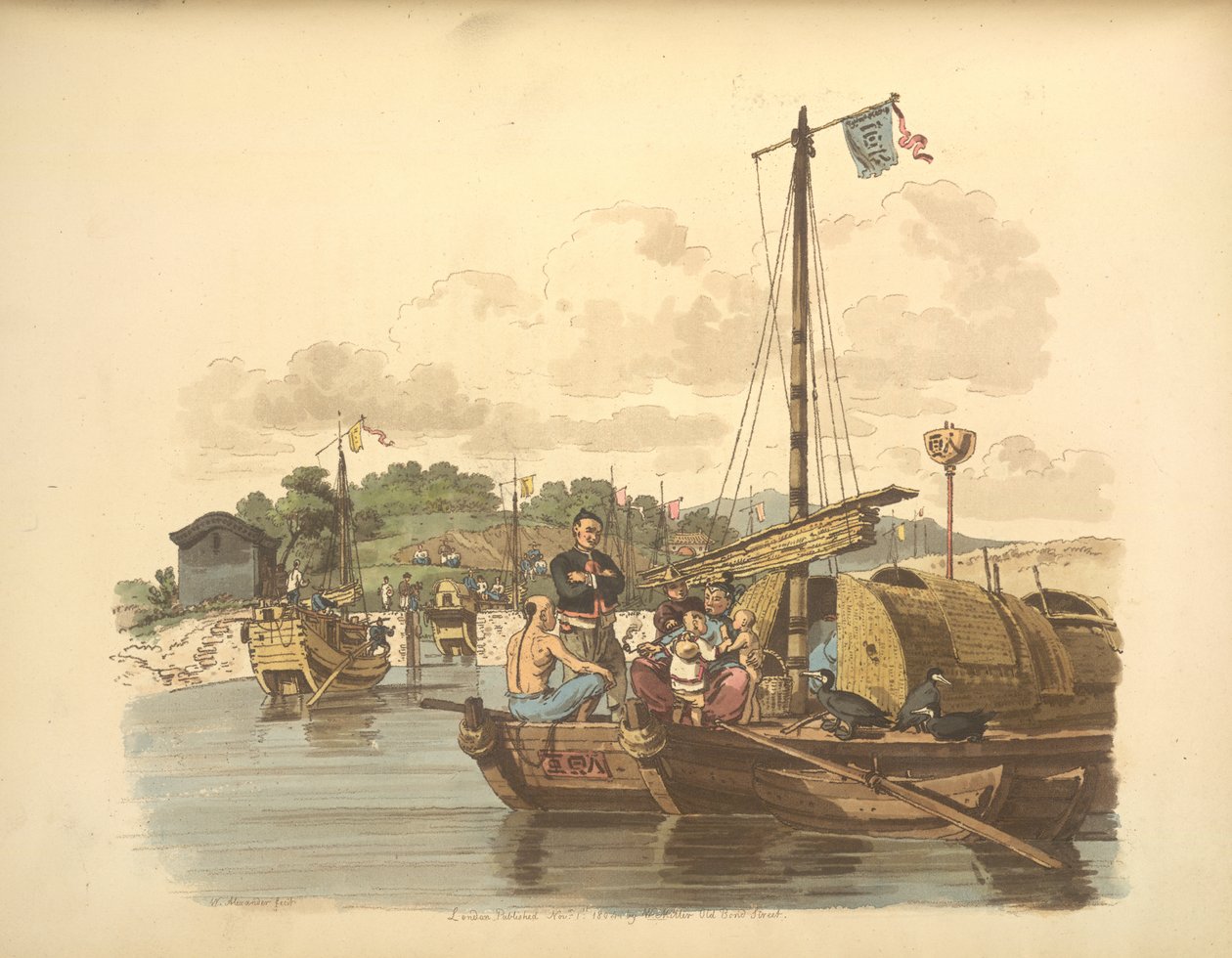 Um pescador e a sua família de William Alexander