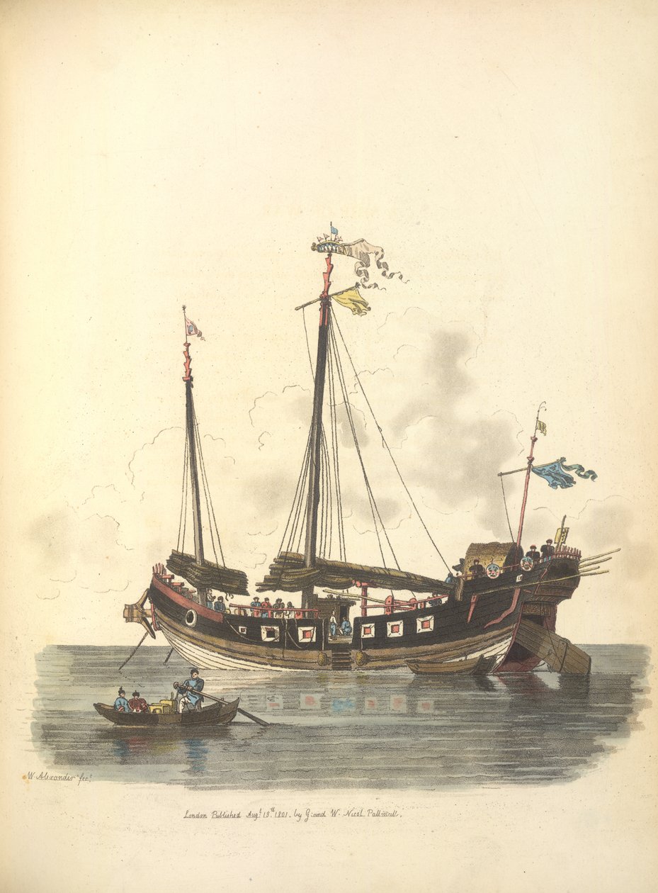 Um navio de guerra de William Alexander