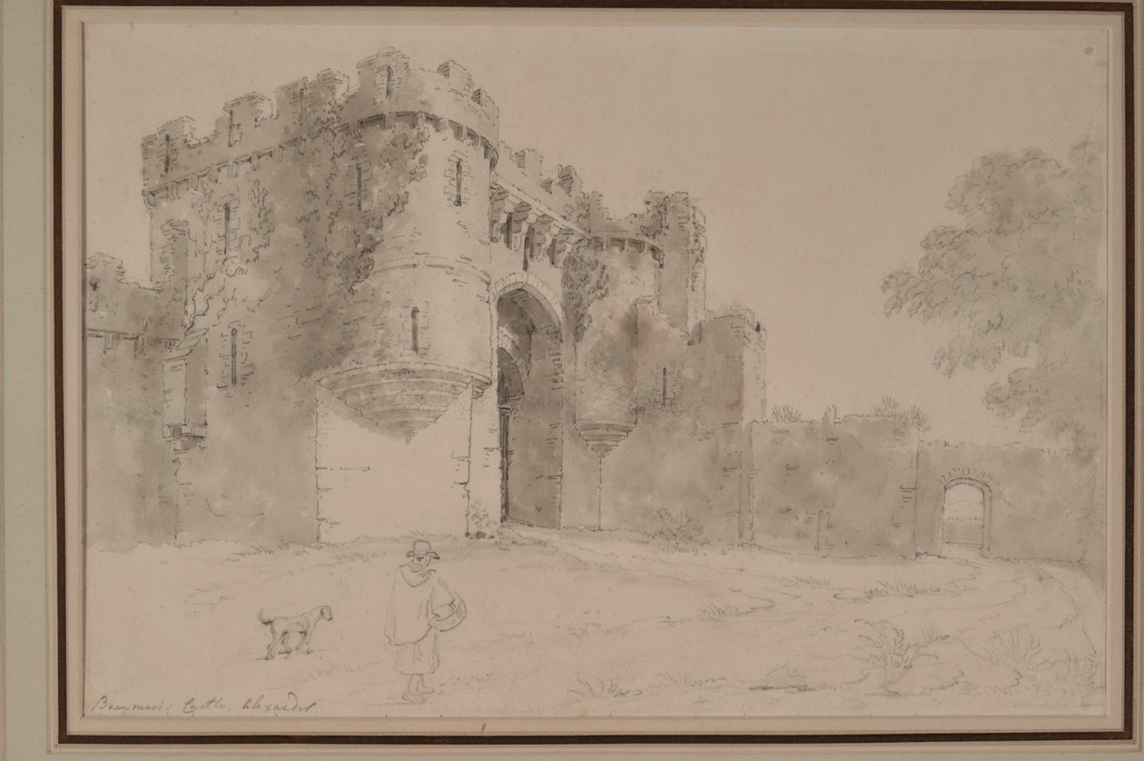 Castelo de Beaumaris, Anglesey de William Alexander