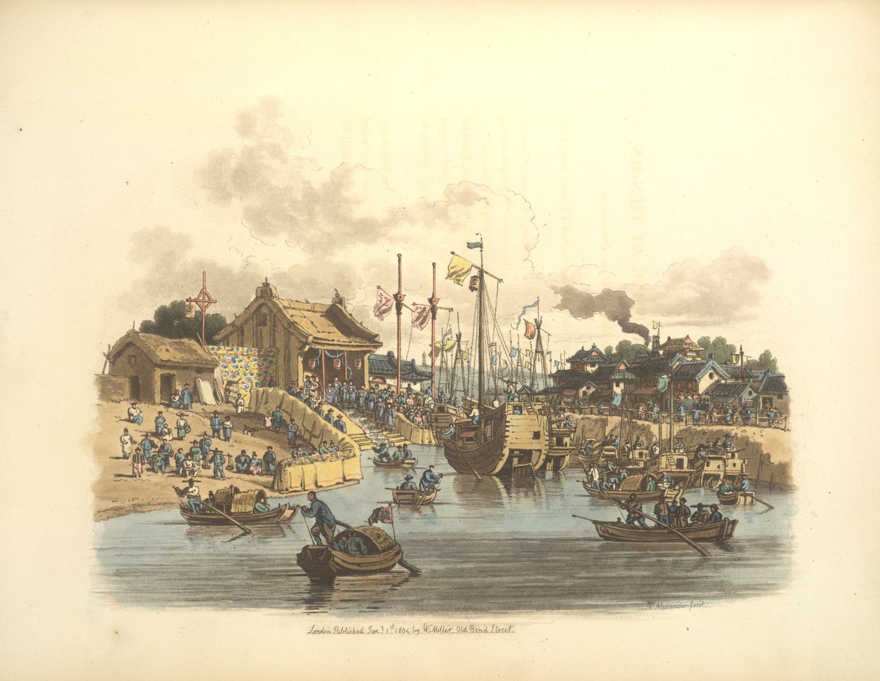 Navios à vela chineses de William Alexander