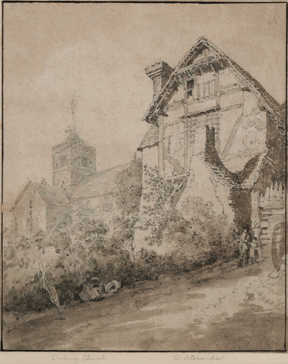 Igreja Dorking de William Alexander