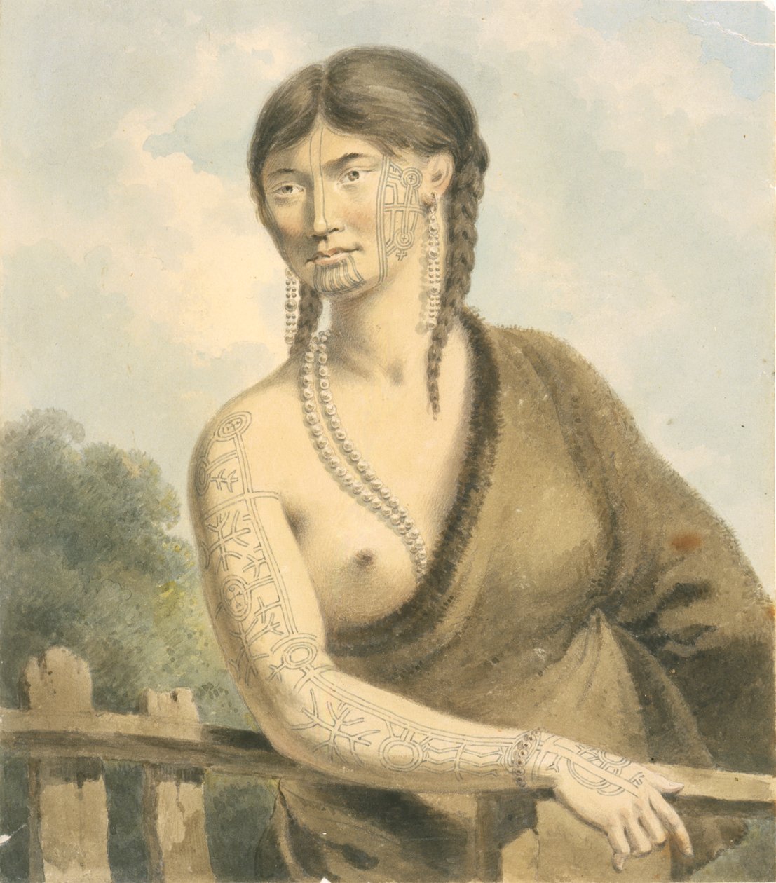 Mulher tatuada de William Alexander