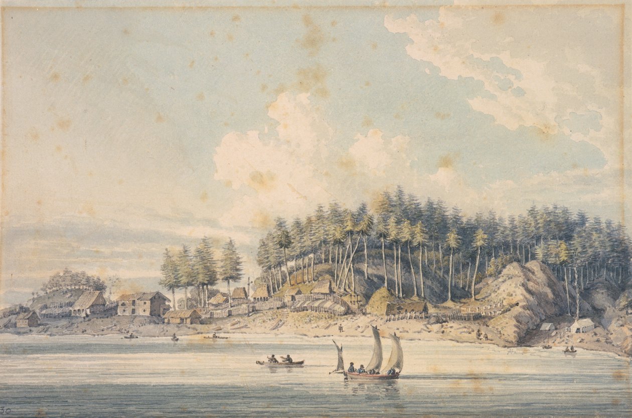 Friendly Cove, Nootka Sound, Ilha de Vancouver de William Alexander