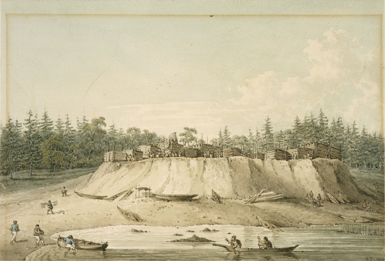 Indian Village, Point Mudge de William Alexander