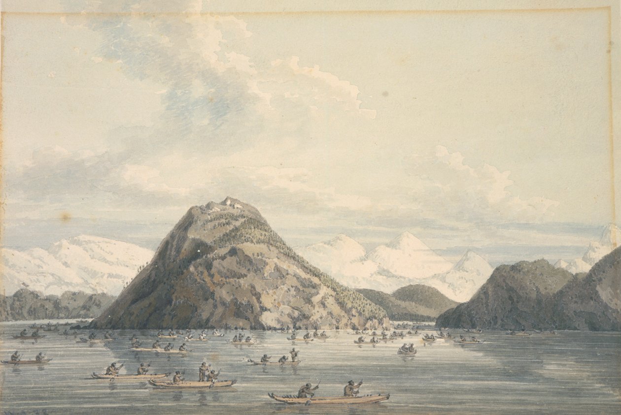 Port Dick, perto da enseada de Cook de William Alexander