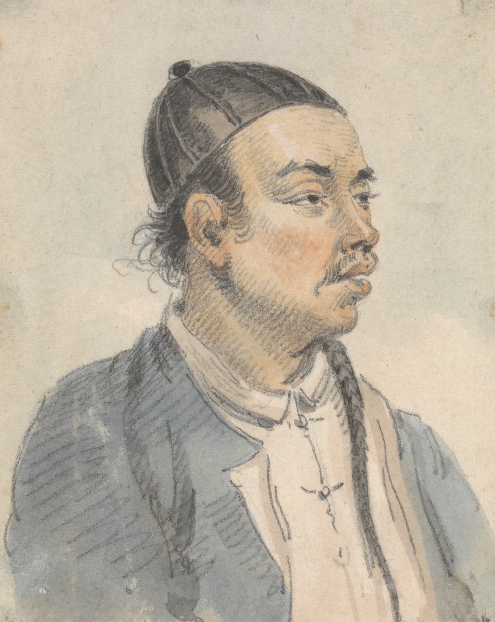 Retrato de um homem chinês de William Alexander