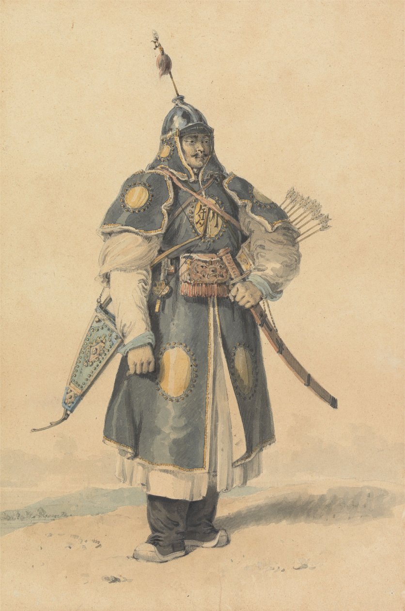 Retrato de um Soldado Chinês de William Alexander