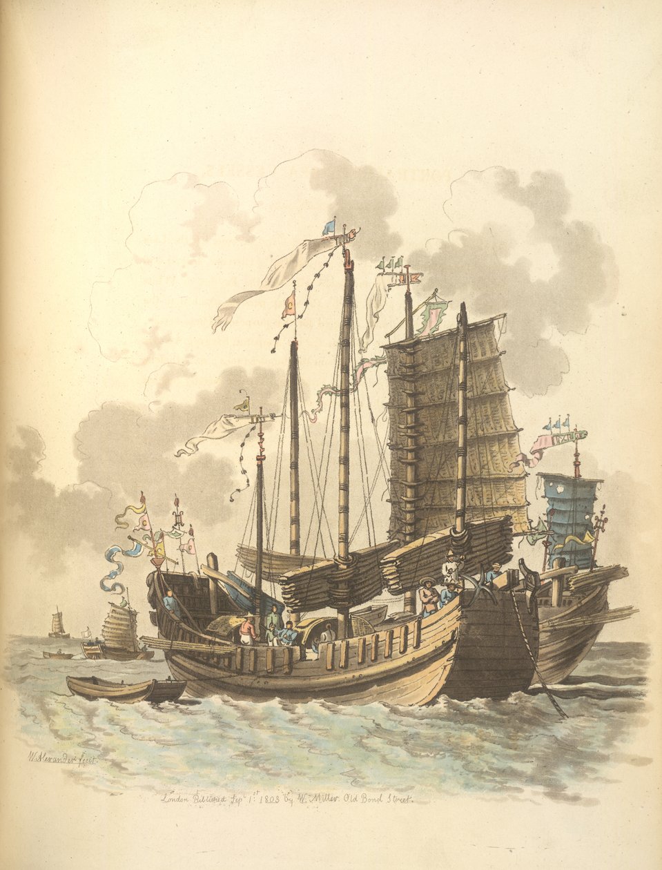 Retratos de navios de mar de William Alexander