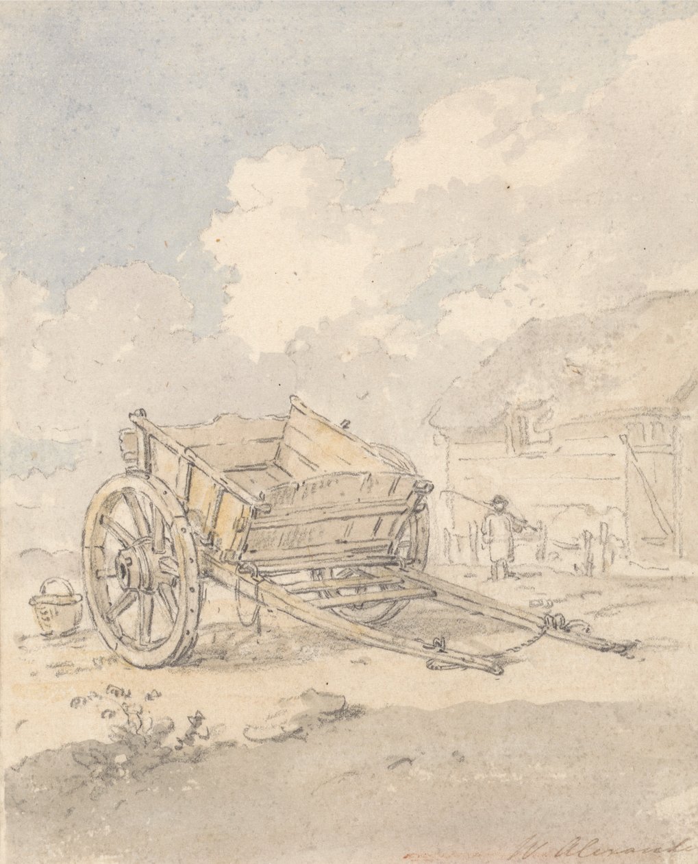Estudo de um Carrinho de Campo de William Alexander