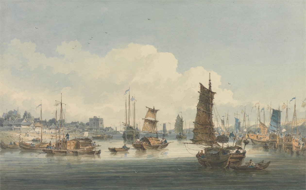 Vista Perto da Cidade de Tientsin de William Alexander