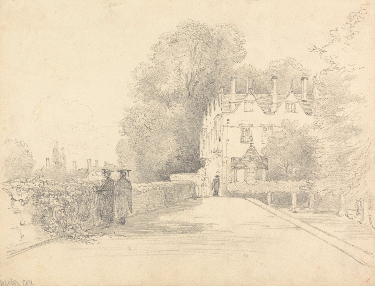 Merton College, Oxford de William Alfred Delamotte