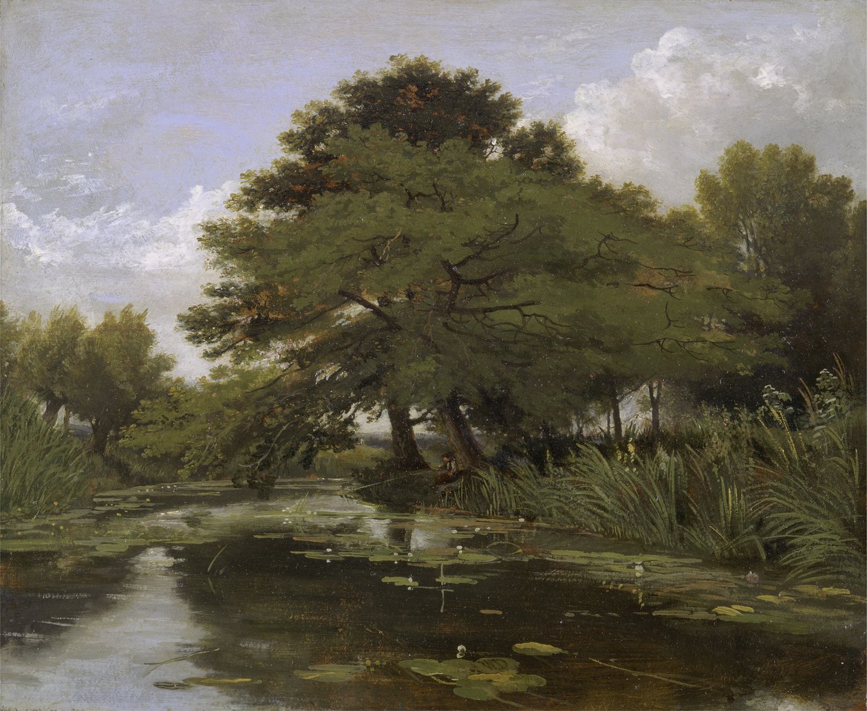 On the Isis, Waterperry, Oxfordshire de William Alfred Delamotte