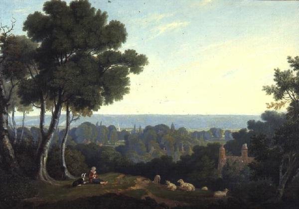 Cena no Vale de Marlow de William Alfred Delamotte