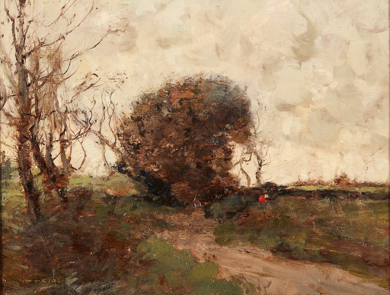 Paisagem (óleo no painel) de William Alfred Gibson