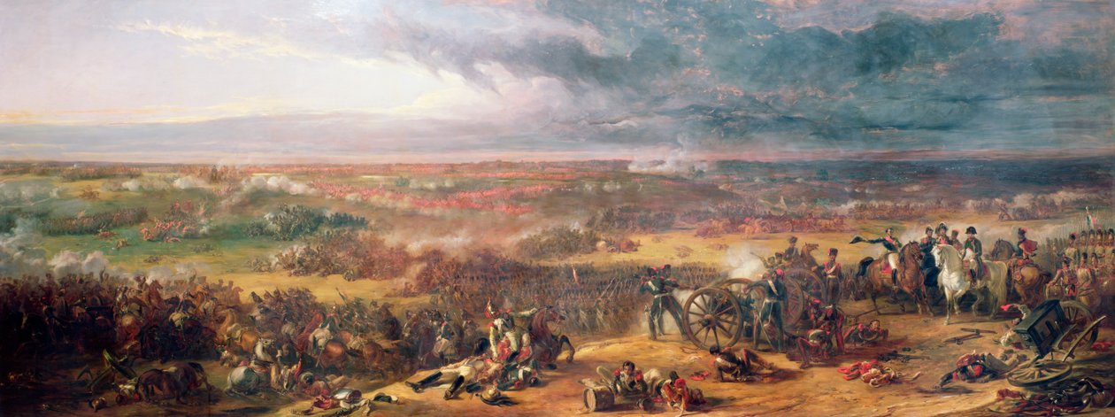 Batalha de Waterloo, 1815 de William Allan