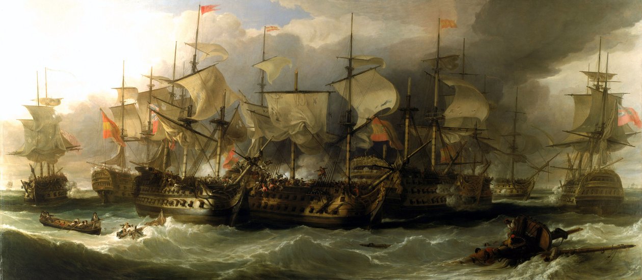 Batalha do Cabo de São Vicente (Portugal), 14 de fevereiro de William Allan