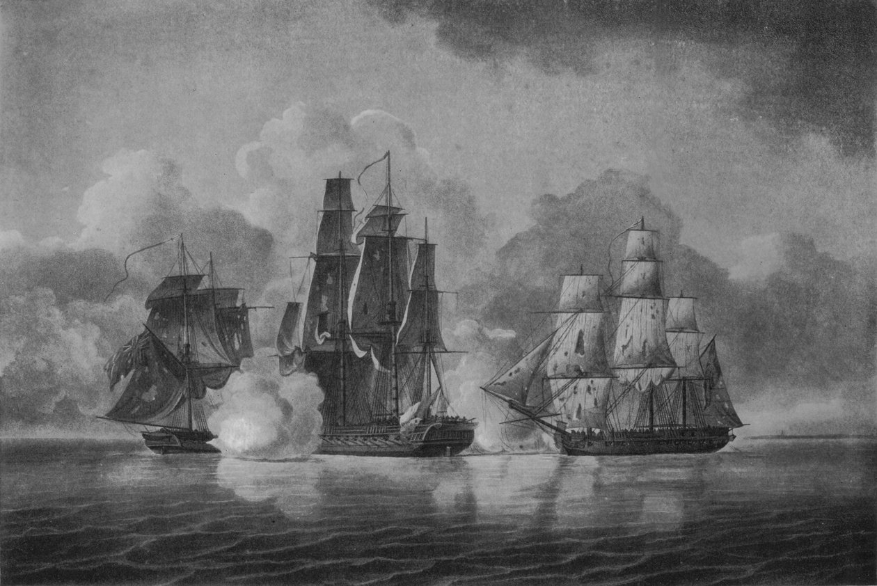 Captura dos Pallas, c1801 de William Anderson