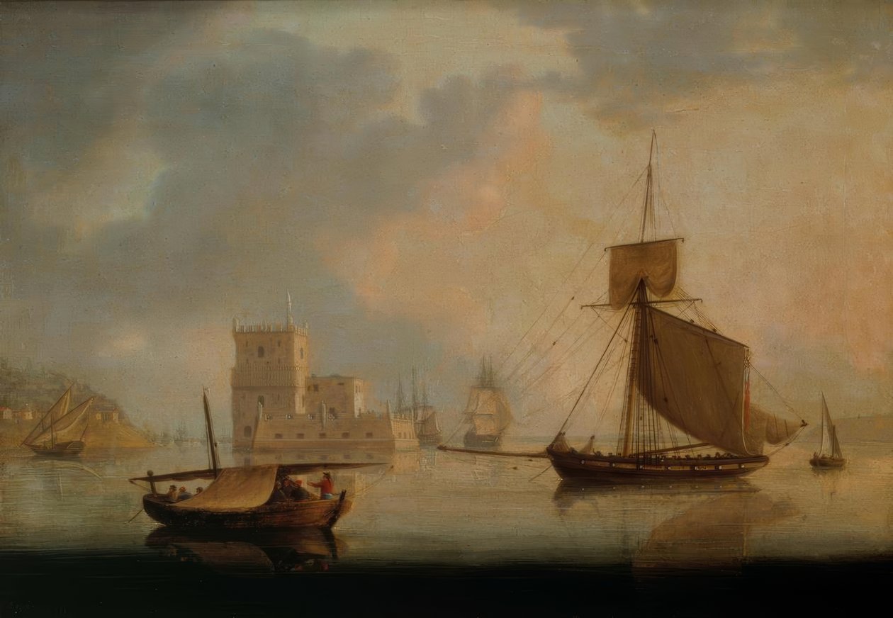 Cortador Naval da Torre de Belém na Boca do Tejo de William Anderson