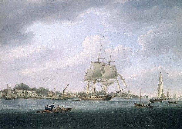 O Tamisa em Erith de William Anderson