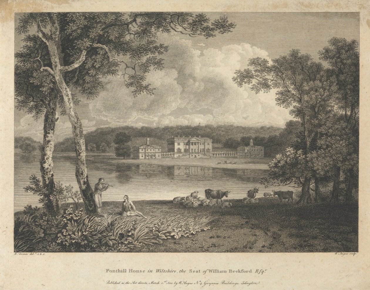 Fonthill House, Wiltshire de William Angus