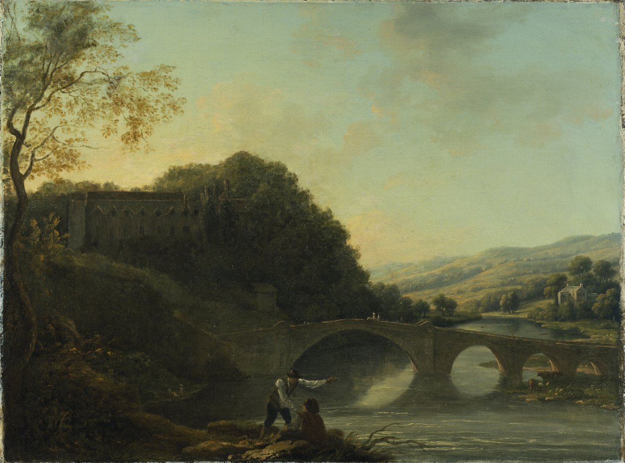 Castelo de Lismore do Leste (óleo sobre tela) de William Ashford