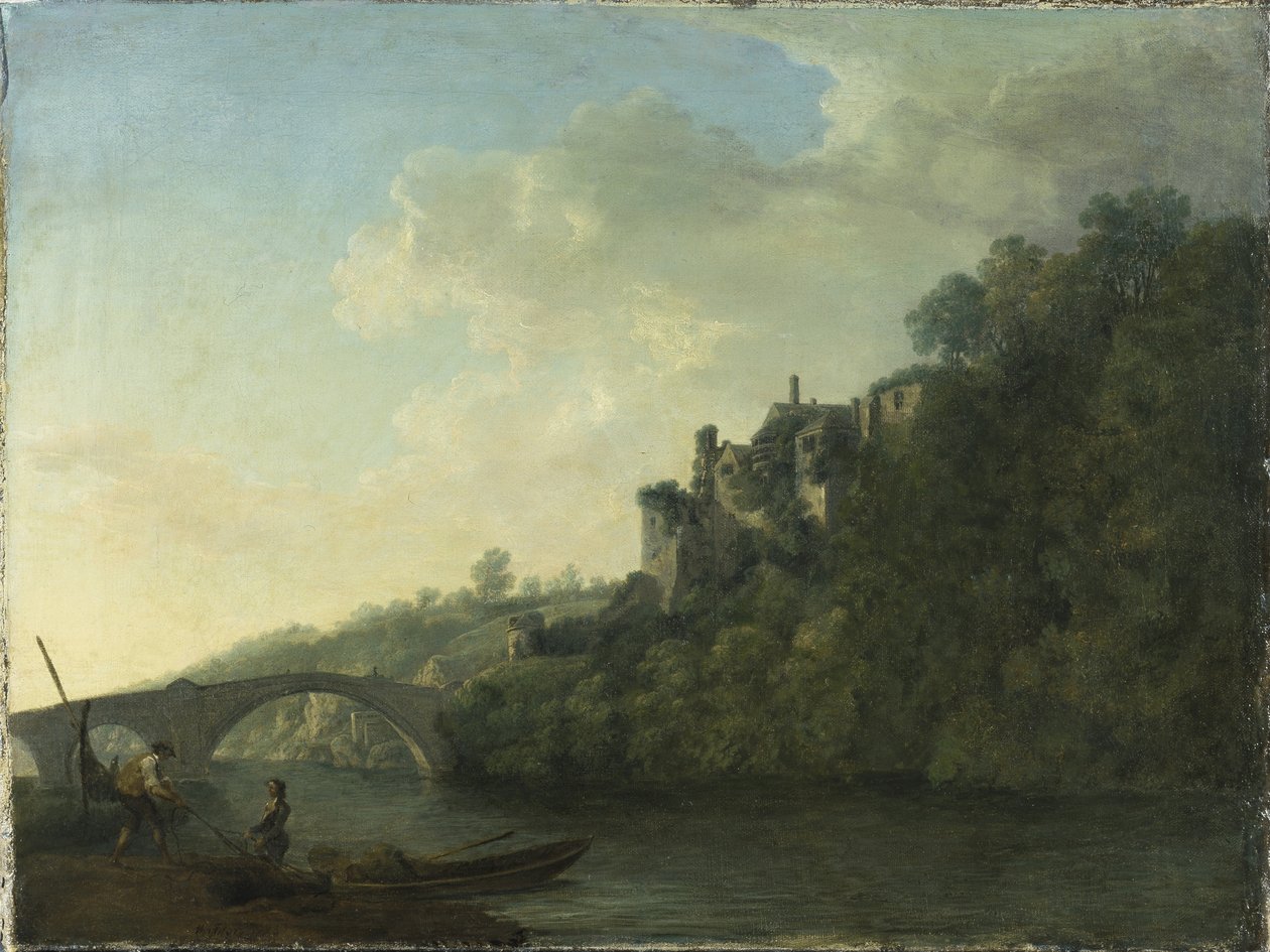 Castelo de Lismore do Oeste (óleo sobre tela) de William Ashford