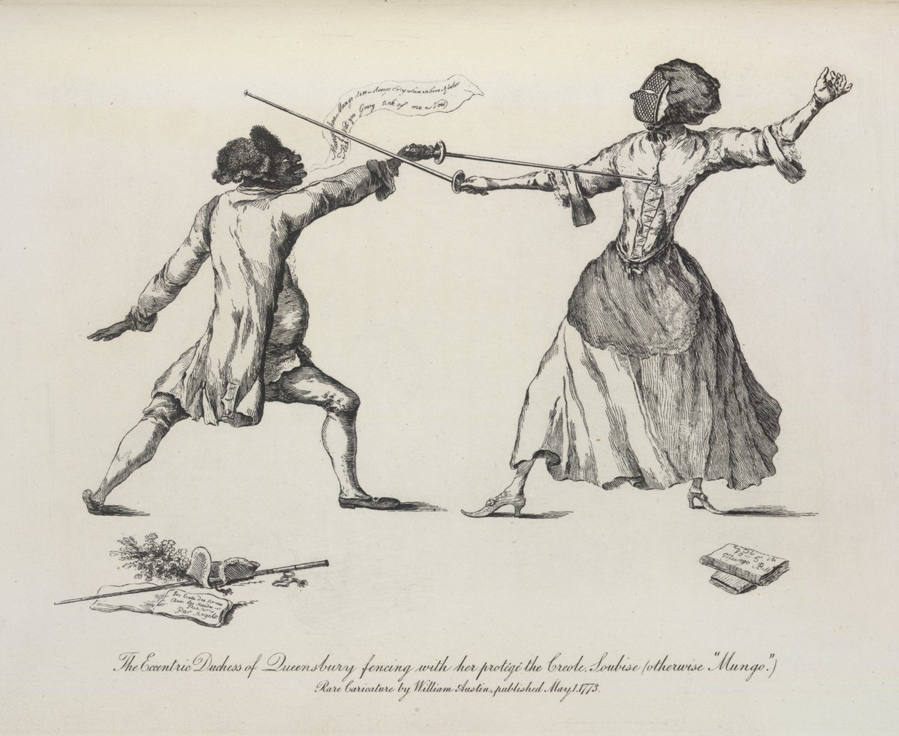 A Duquesa de Queensberry e Soubise de William Austin