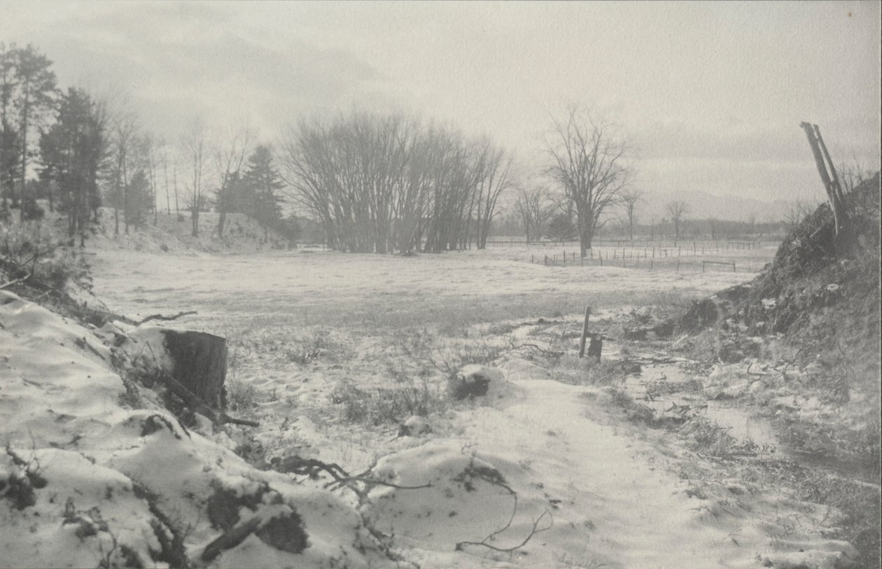 Untitled Winter Landscape, c. 1900. de William B. Post