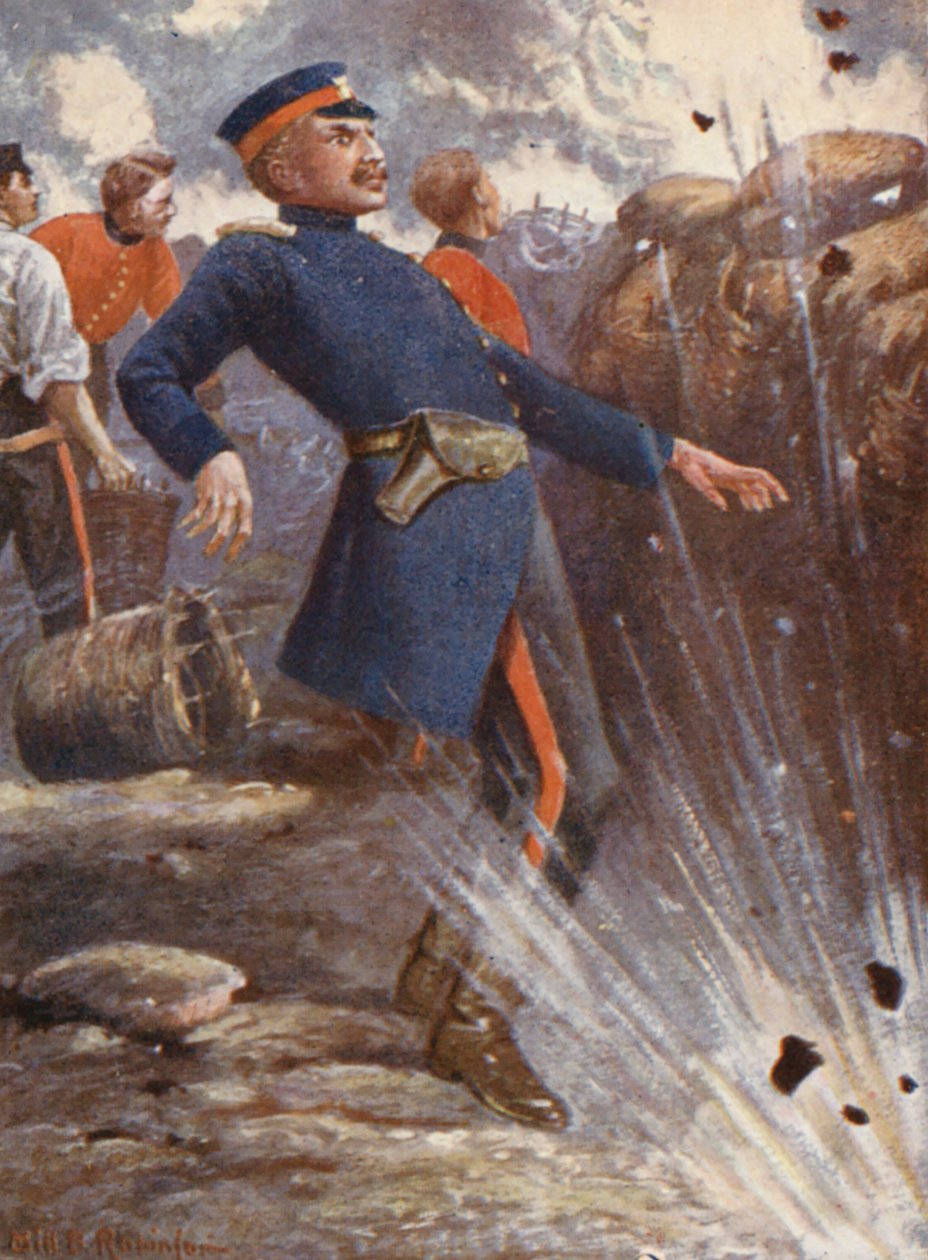 Ilustração para a vida do General Gordon (litografia a cores) de William B. Robinson