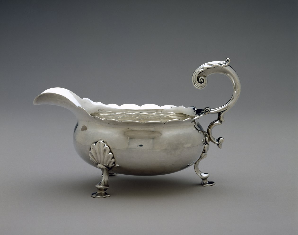 Sauceboat, c. 1755-1765 (prata) de William Ball