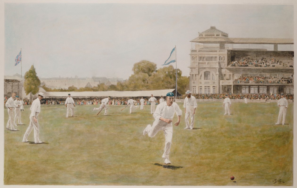 Cricket at Lords de William Barnes (after) Wollen