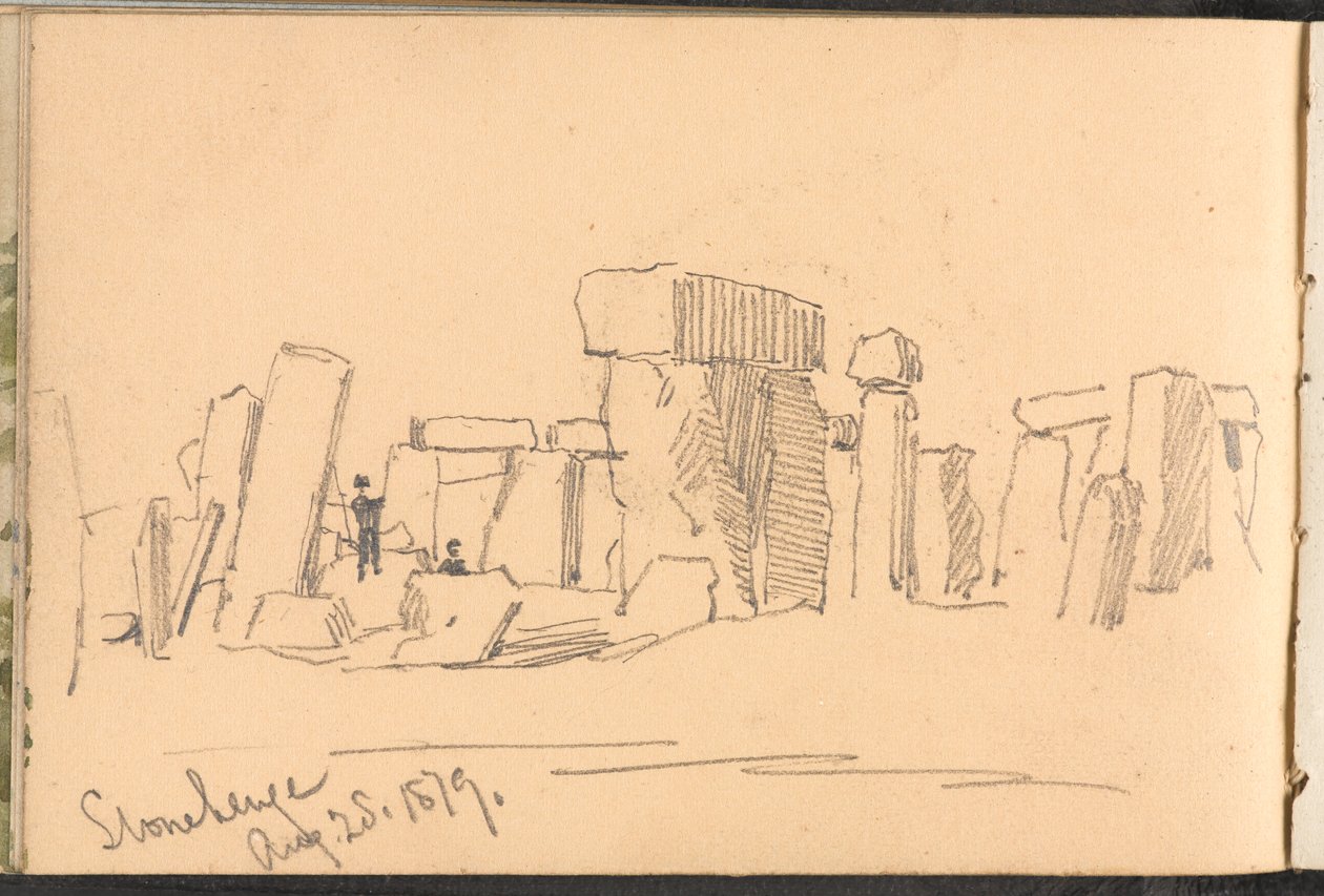 Stonehenge, 25 de agosto de 1879. de William Barnes Wollen
