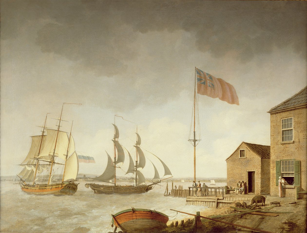 Um Baltic Trader ao largo de Paull, Hull de William Barton