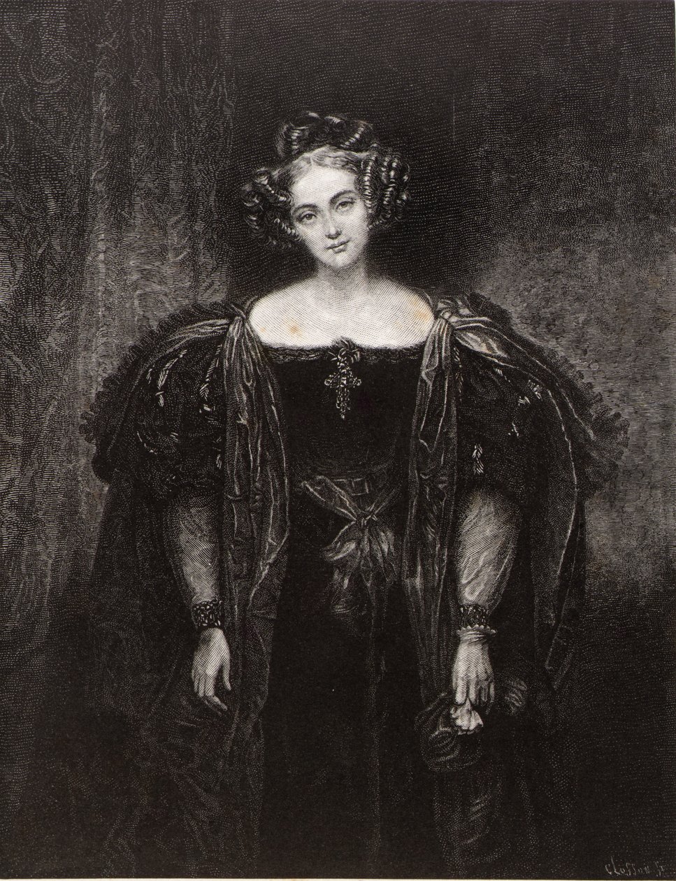 Miss Henrietta Sontag, como Donna Anna em Don Juan de William Baxter Closson