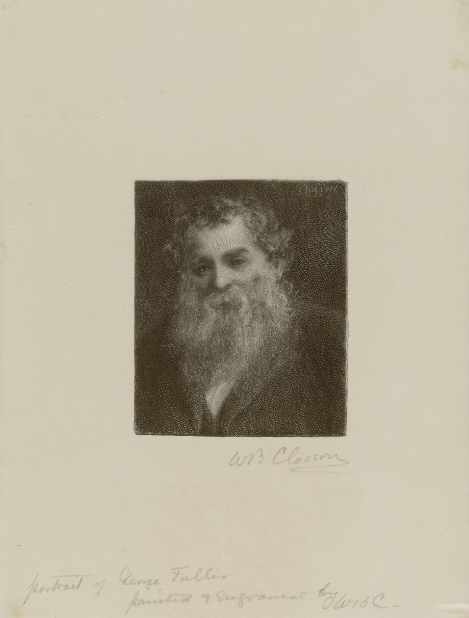 Retrato de George Fuller de William Baxter Closson