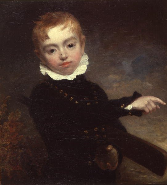 Rapaz com um taco de críquete de William Beechey