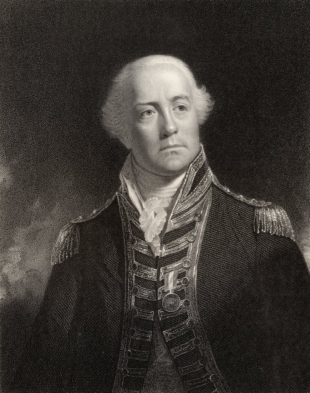 James Gambier, gravado por W. Holl, da &39;National Portrait Gallery, volume V&39;, publicado c.1835 de William Beechey