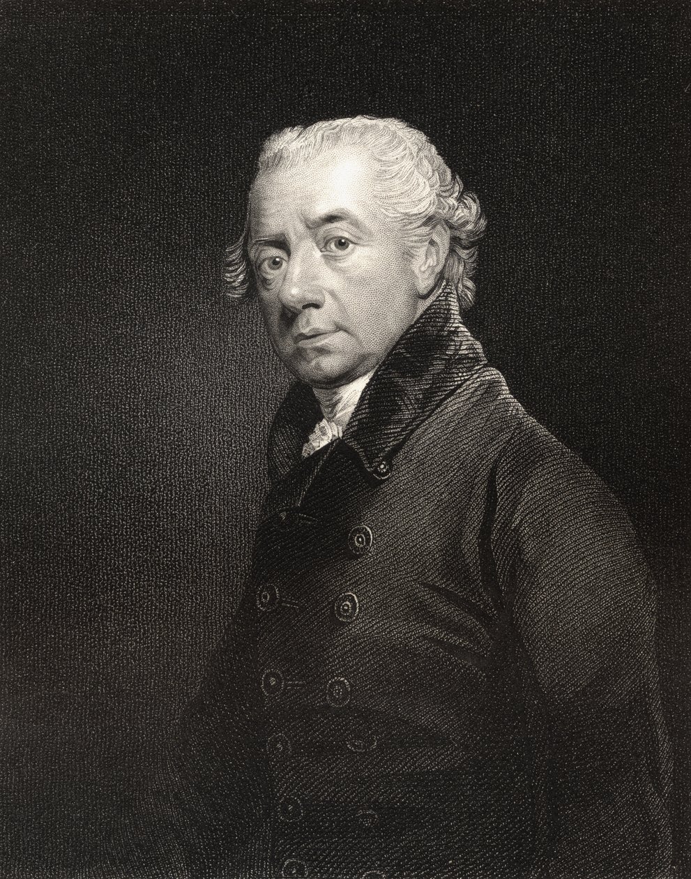 John Heaviside, gravado por John Cochran (fl.1821-65), da National Portrait Gallery, volume II, publicado em 1835 de William Beechey
