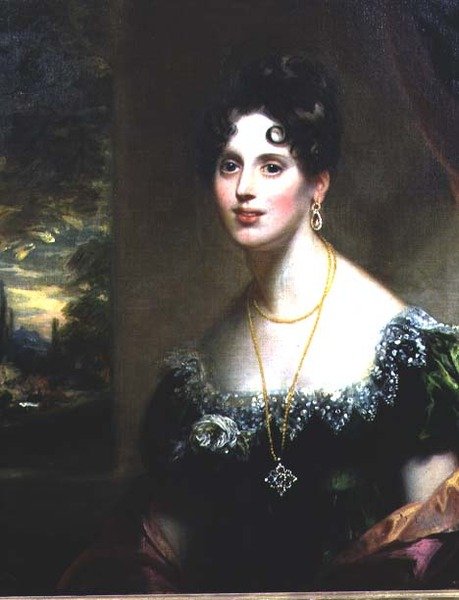 Mary Martha Beresford, irmã de Agnes, Lady FitzHerbert, c.1805 de William Beechey