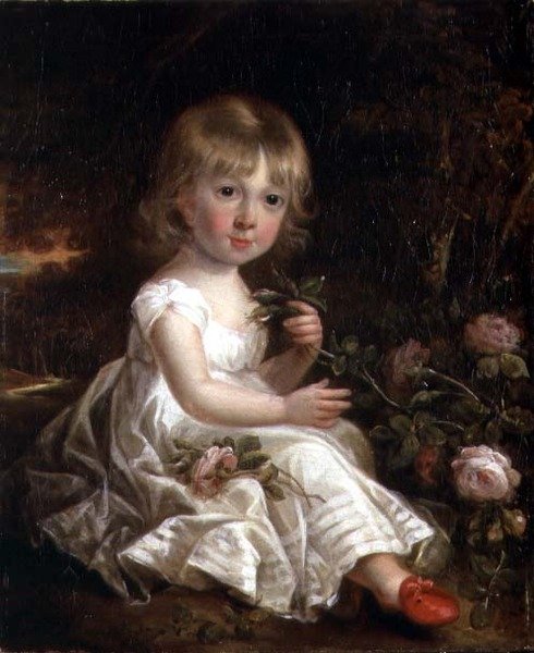 Retrato de uma Jovem (óleo sobre tela) de William Beechey