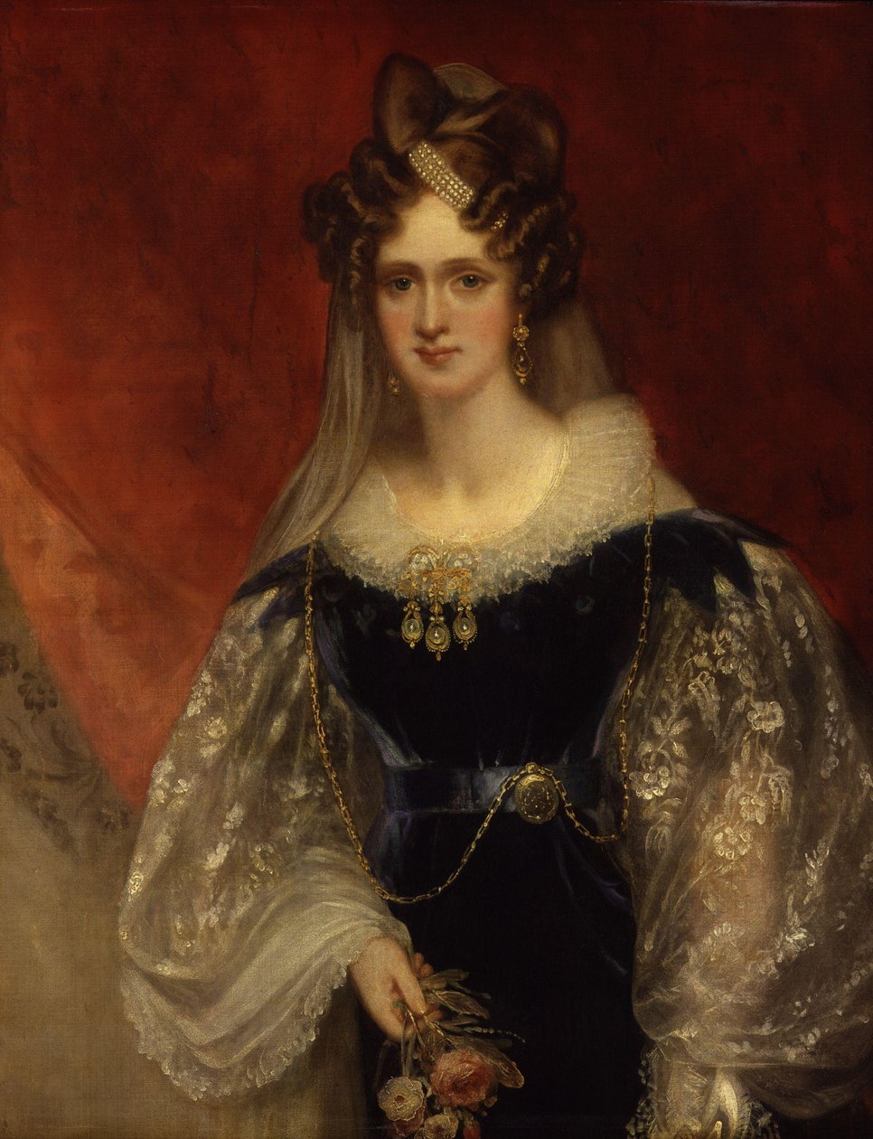 Rainha Adelaide (Princesa Adelaide de Saxe-Meiningen) de William Beechey
