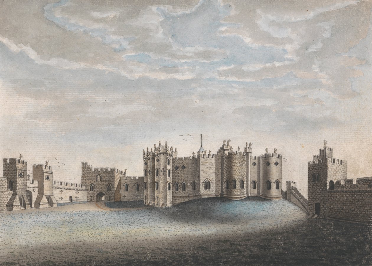 Castelo de Alnwick de William Beilby